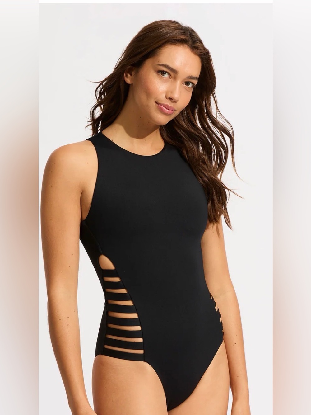 Seafolly Collective Multi Strap One Piece - Black